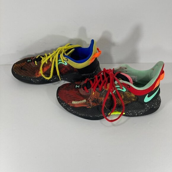 Nike PG 5 'Mismatched Drew League Multi-Color' CW3143-006 Mens Size 7‎ - Picture 10 of 16